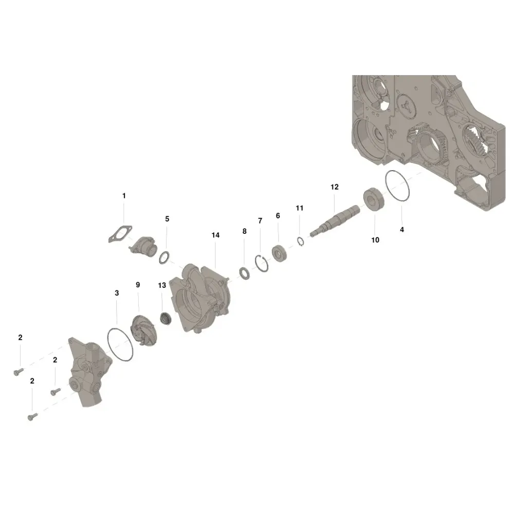 Cummins 2882144 Zestaw pompy wody | Sklep Cummins