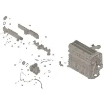 Cummins 5581380 Zestaw chłodnicy recyrkulacji spalin | Części Cummins