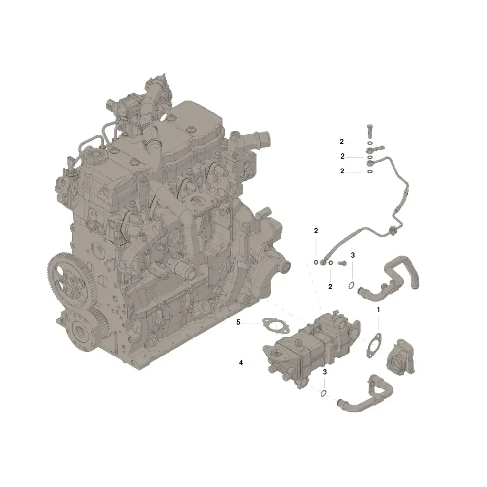 Cummins 4376342 Zestaw chłodnicy recyrkulacji spalin | Części Cummins