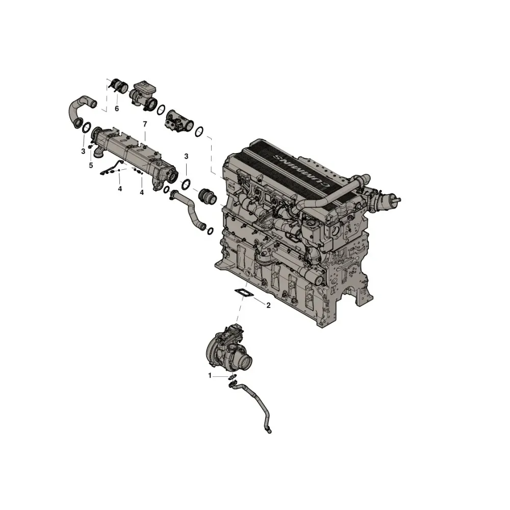 Cummins 4309434 Zestaw chłodnicy | Części Cummins
