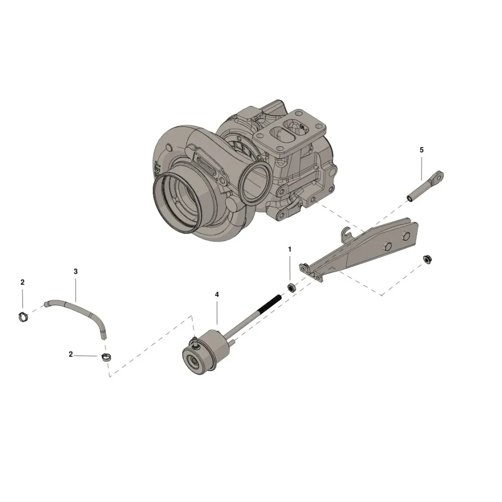 Cummins 4030915 Zestaw siłownika turbosprężarki | Części Cummins