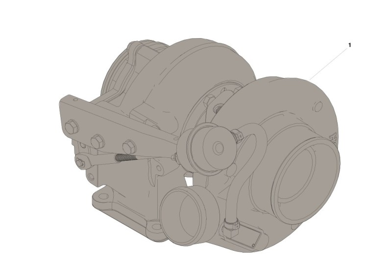Cummins 4955694 Zestaw turbosprężarki