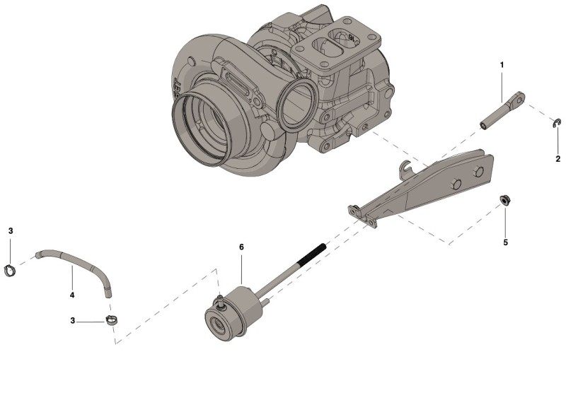 Cummins 4030778 Zestaw siłownika turbosprężarki