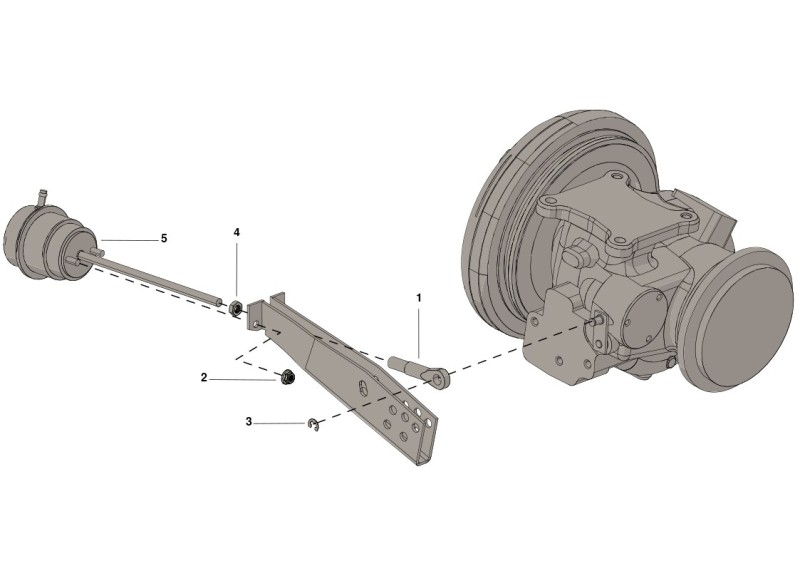 Cummins 4030227 Zestaw siłownika wastegate