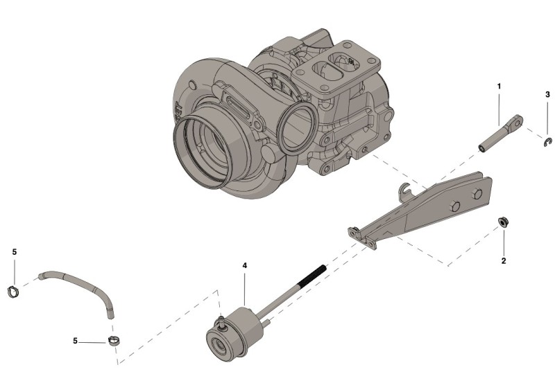 Cummins 4030255 Zestaw siłownika turbosprężarki