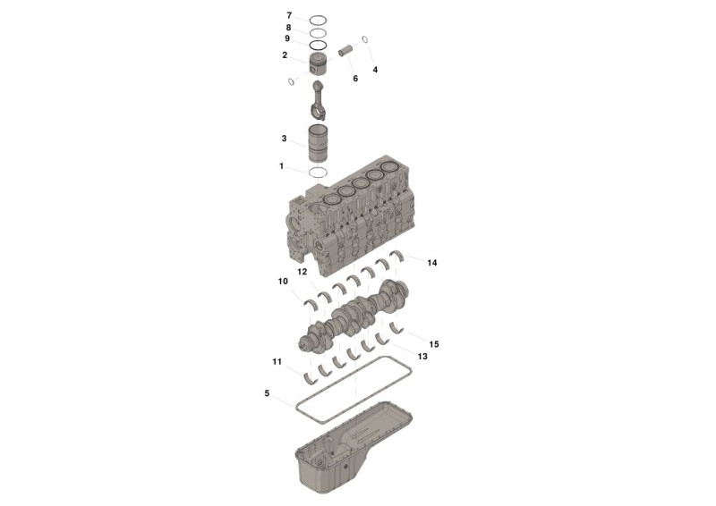 Cummins 3804614 Zestaw Overland (naprawczy)