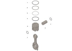 Cummins 3803933 Zestaw tłoka sprężarki