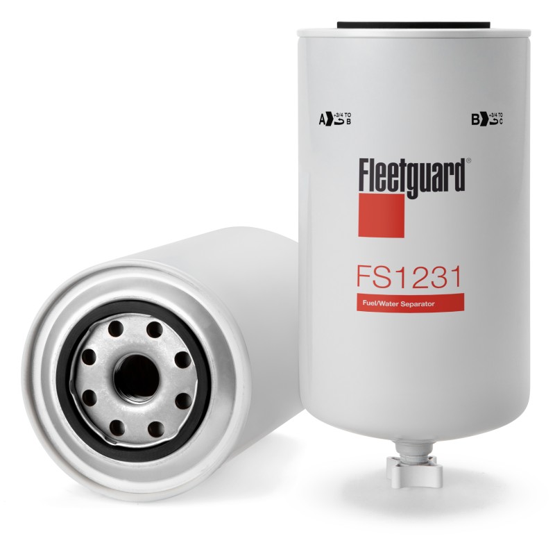 Nakręcany separator paliwa/wody Fleetguard FS1231 do silnika Cummins
