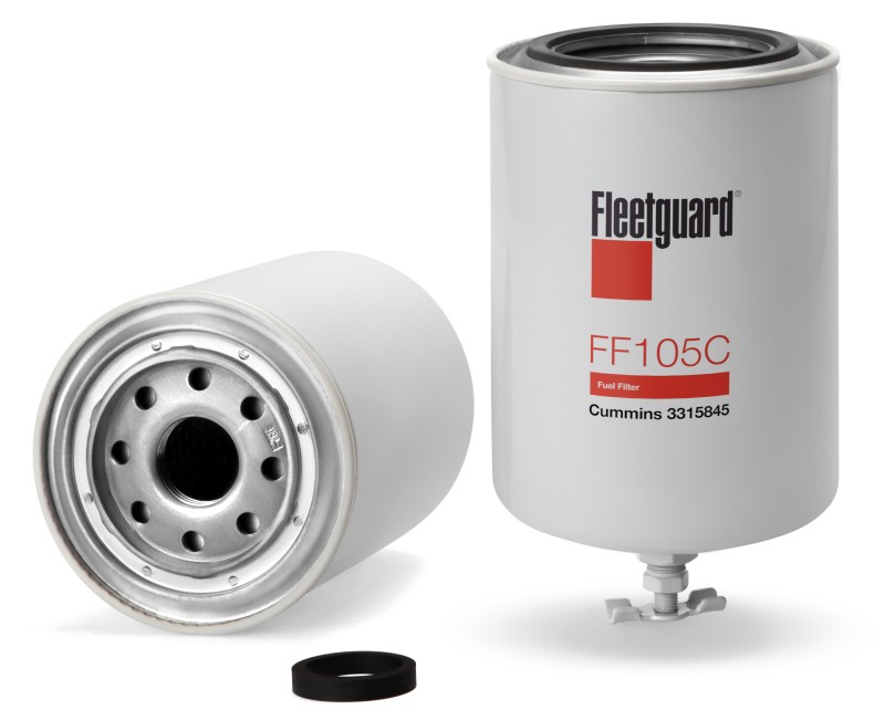 Nakręcany filtr paliwa Fleetguard FF105C do silnika Cummins