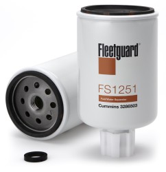 Nakręcany separator paliwa/wody Fleetguard FS1251 do silnika Cummins