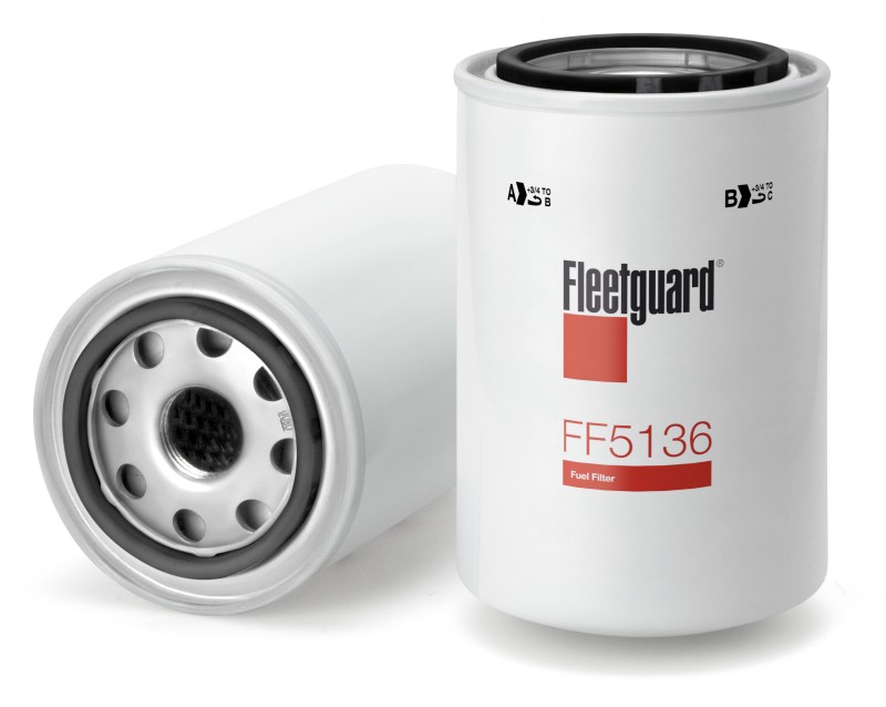 Nakręcany filtr paliwa Fleetguard FF5136 do silnika Cummins