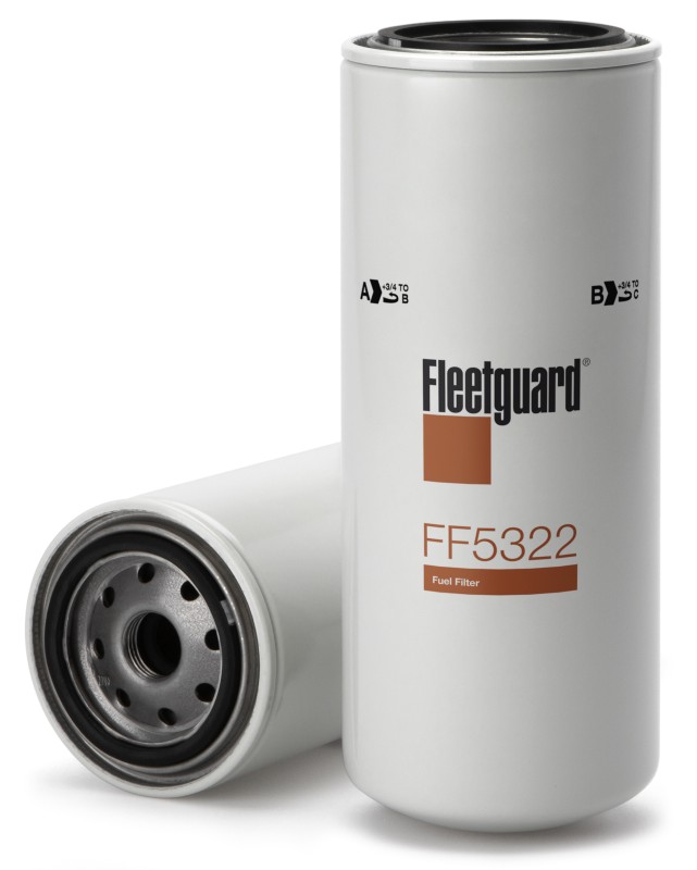 Nakręcany filtr paliwa Fleetguard FF5322 do silnika Cummins