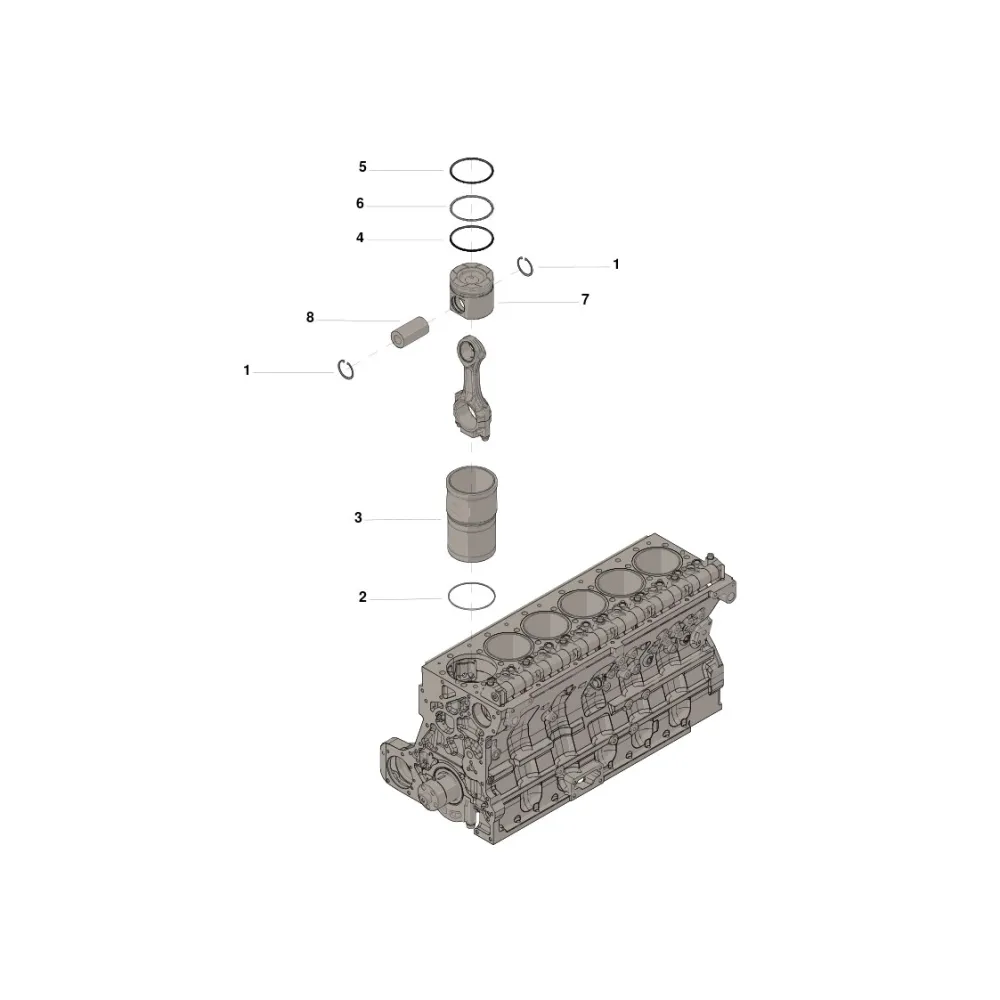 Cummins 3804293 Zestaw cylindra | Cześci Cummins