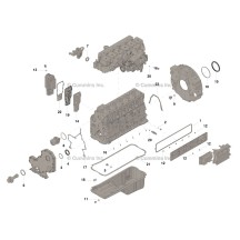 Cummins 3800487 Komplet uszczelek dołu silnika | Sklep Dealera Cummins