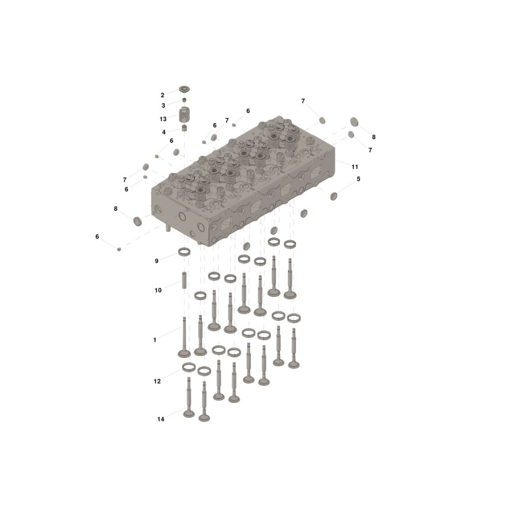 Cummins 4309264 Zestaw głowicy cylindrów | Cześci Cummins